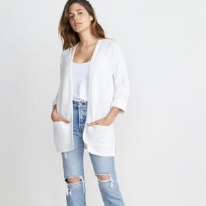 Marine Layer Catalina Cardigan Sweater White L